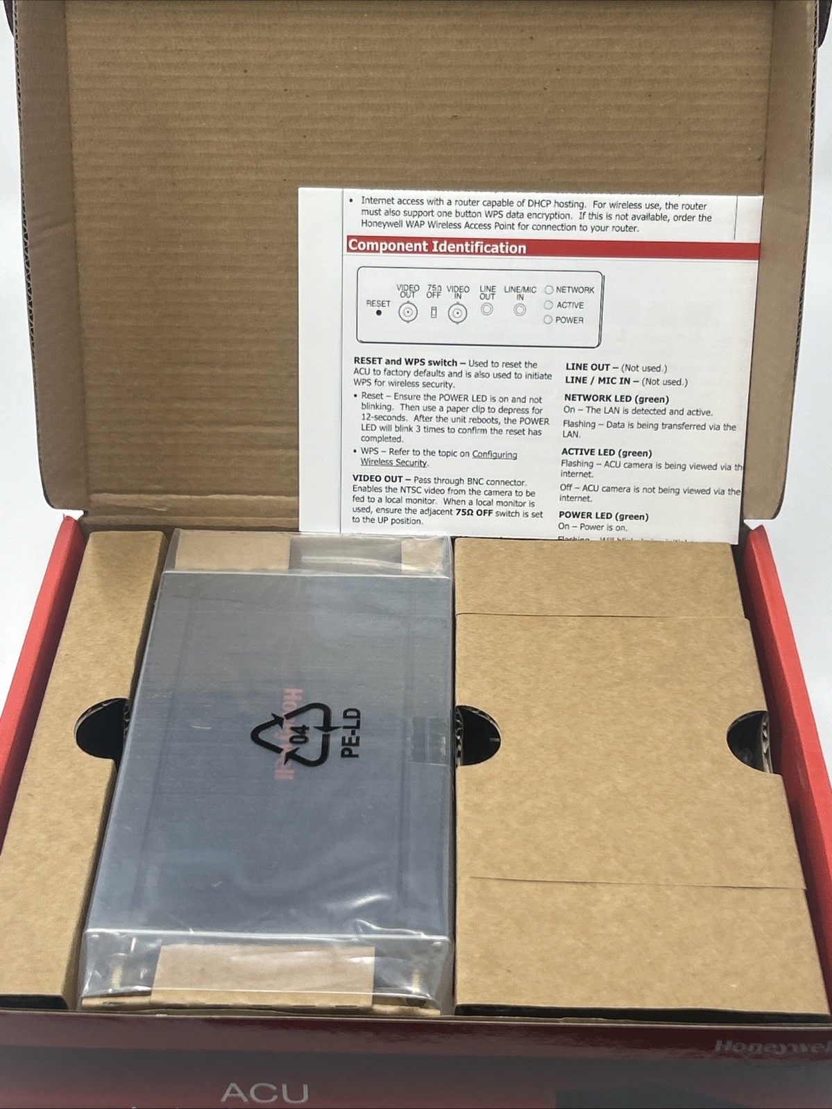 NEW Honeywell ACU Analog Converter Unit Coverts Analog Camera Signal To Digital