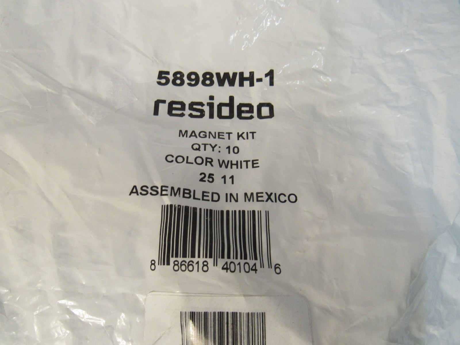 Pack of 10 Honeywell Resideo 5899WH Alarm System Window Door Magnet