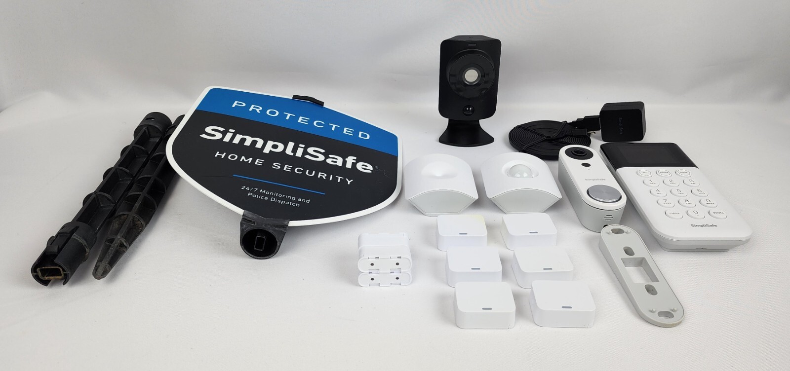 SimpliSafe Security Base Station Keypad Entry Motion Glass Break Sensors V Door