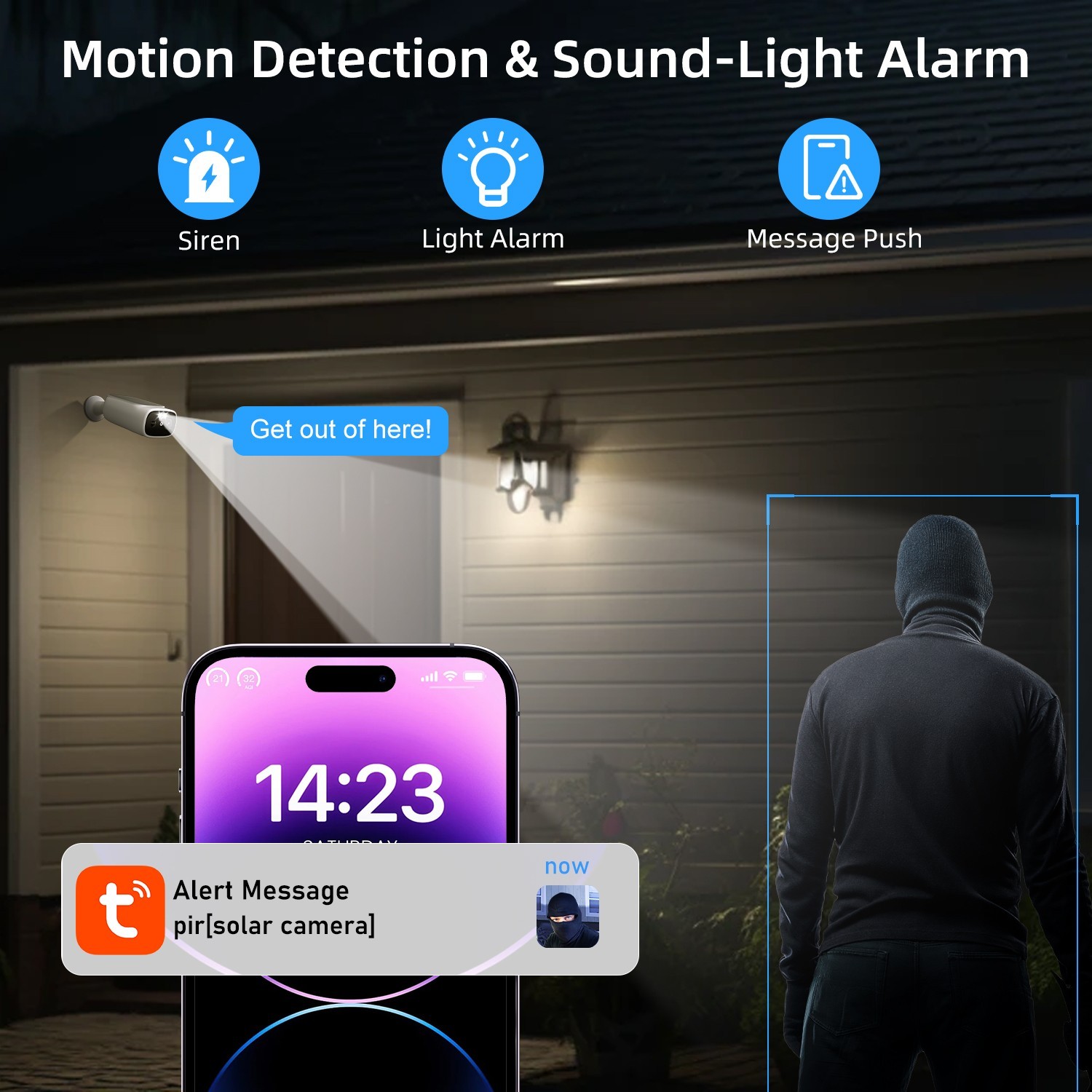 2K solar camera wifi outdoor security camera 5ghz wifi security camera for home