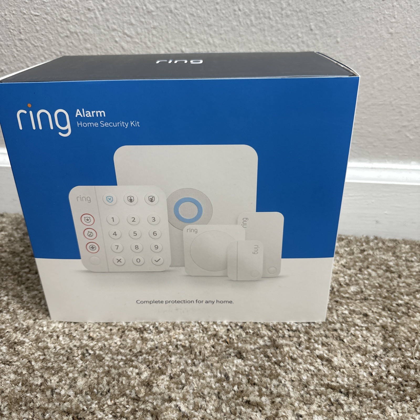 Ring Alarm 14 Piece Kit 2nd Generation Home Security System – White OPEN BOX