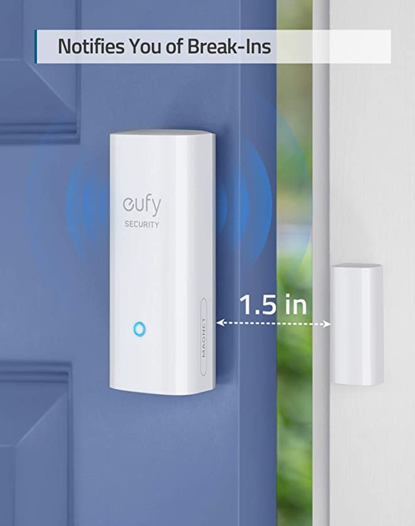 Eufy Security – Entry Sensor, Detects Opened & Closed Doors / Windows ~BRAND NEW