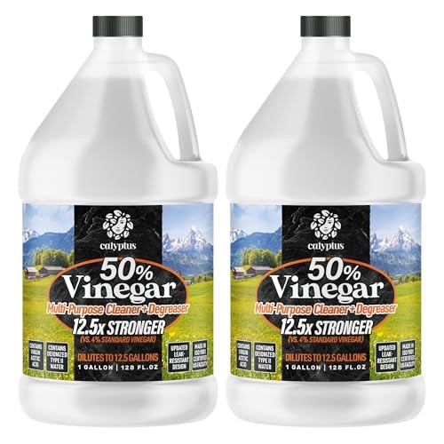 50% Pure Concentrated Vinegar | Maximum-Performance 128 Ounce (Pack of 2)