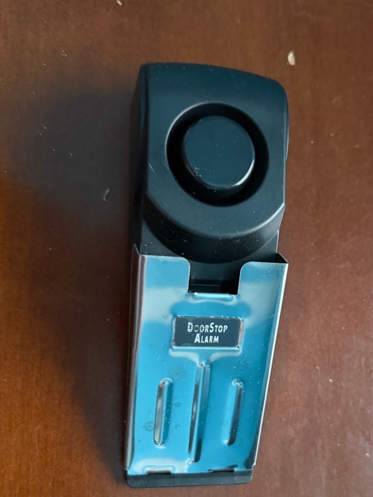 Upgraded Door Stop Alarm .Base for Home Security