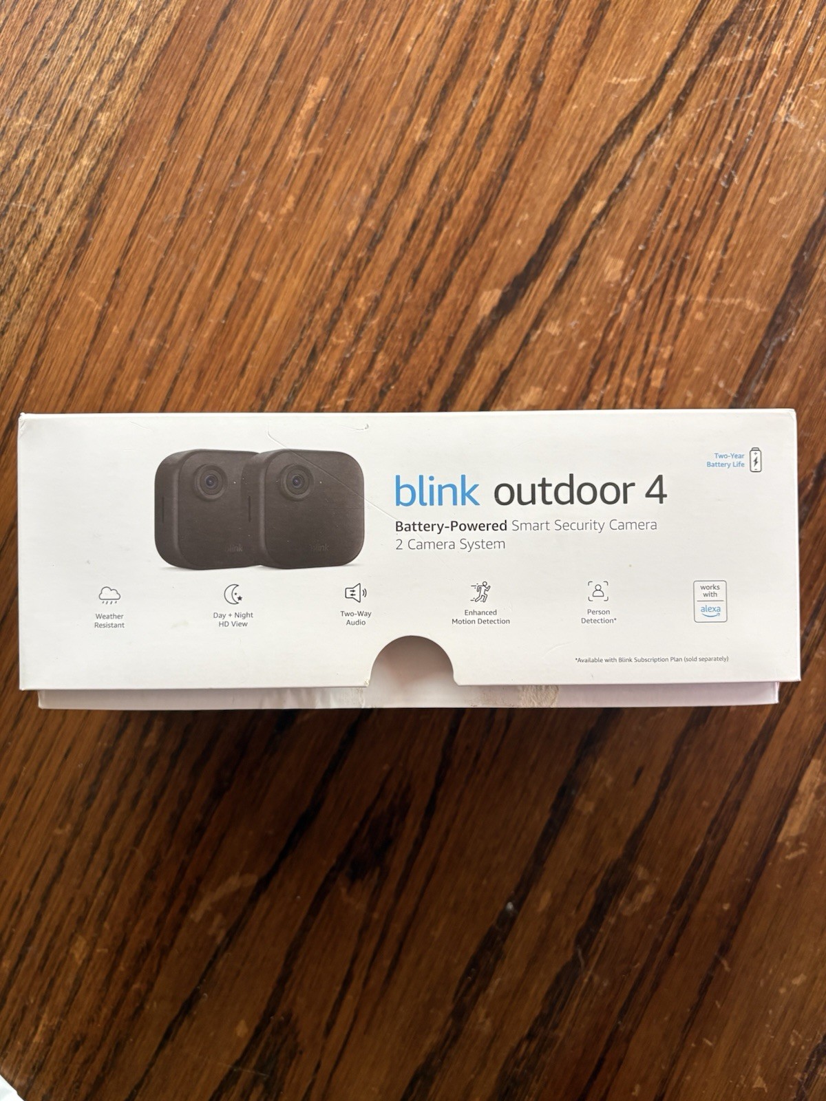 Blink Outdoor 4 2-Camera Battery Wi-Fi Security System, Alexa, HD, Weather Resi…
