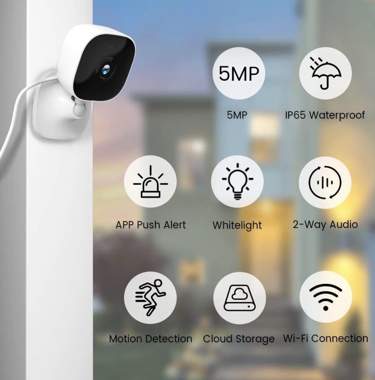 Finsui Smart Security Camera With Night Vision ~ Baby Monitor ~Motion Detection