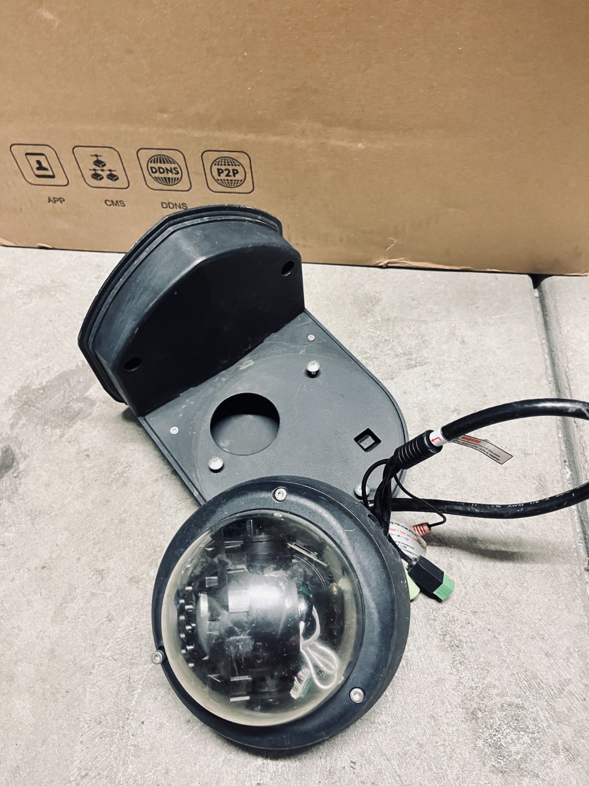 Luma/ WirePath WPS-750-DOM-IPH-BL IP Dome Camera Outdoor/Wall Mount Bracket