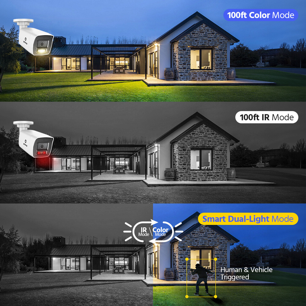 ANNKE 12MP 8CH NVR 4K Audio POE Security Camera System Outdoor Full Color Night