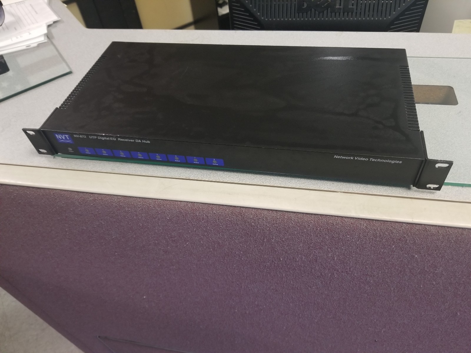 Network Video Technologies NVT NV-872 UTP Digital EQ Receiver DA Hub