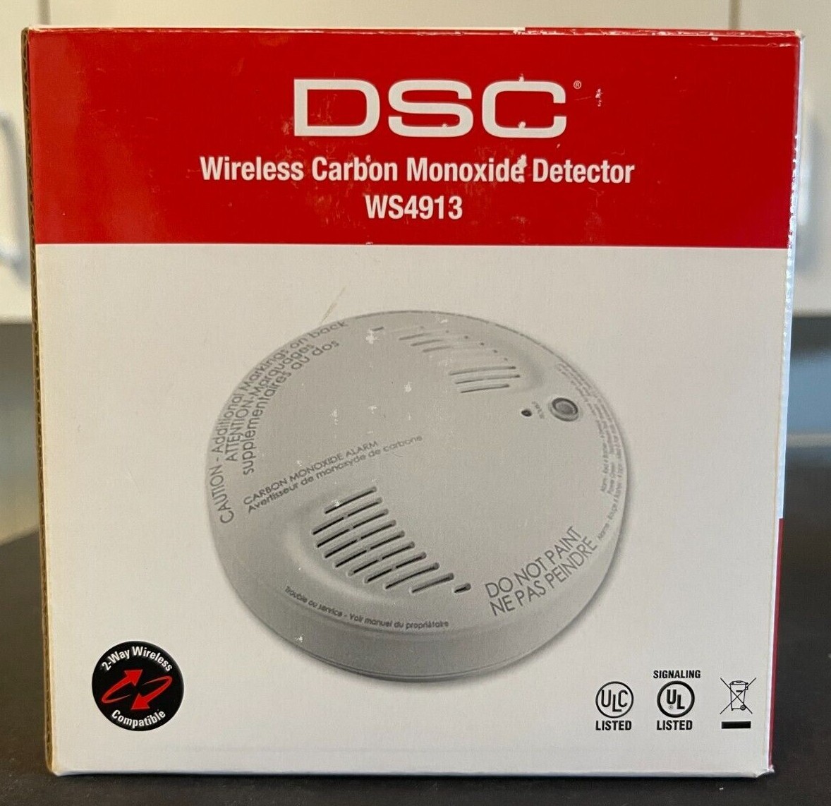Brand New DSC WS4913 Wireless CO Detector, US region only