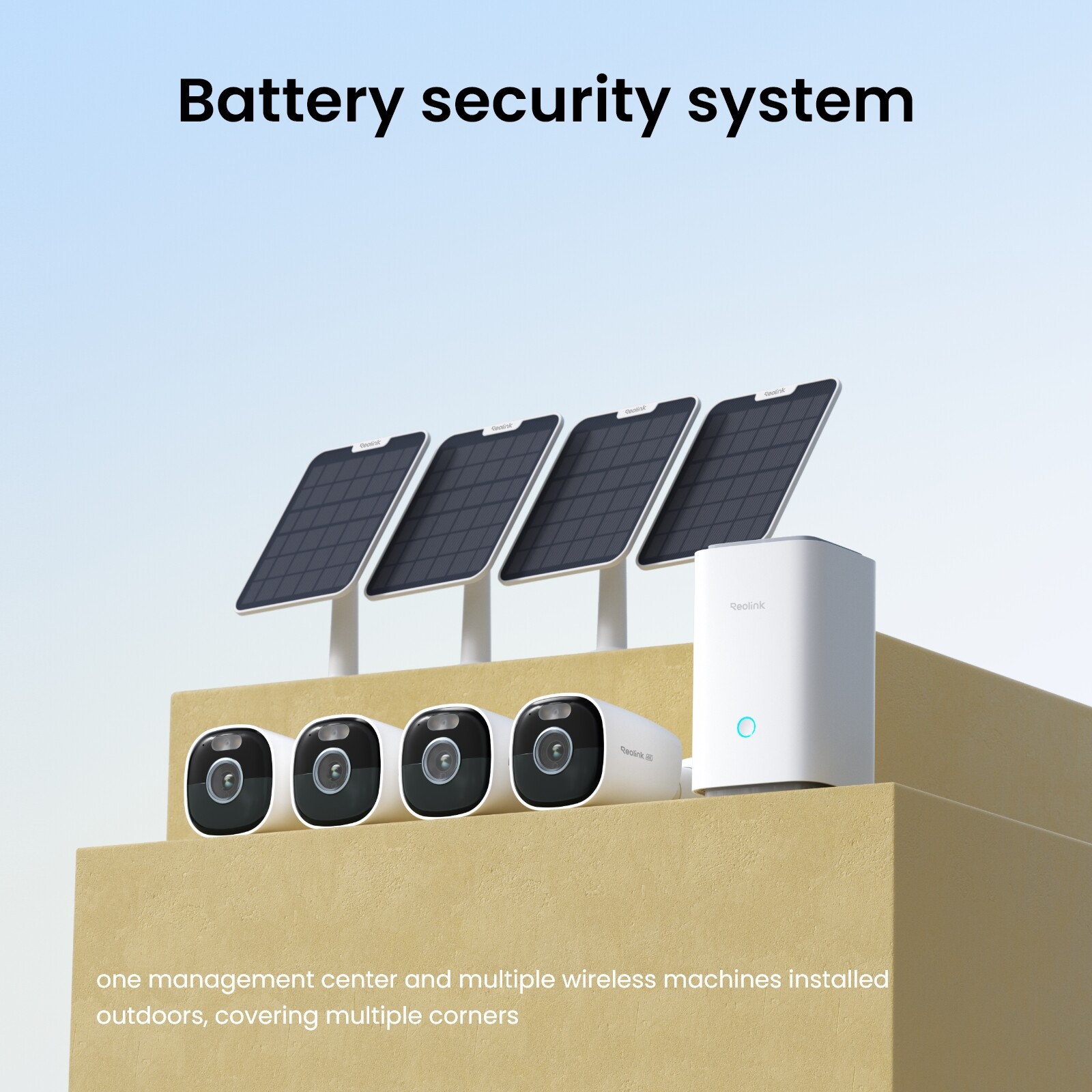 Reolink Home Hub Wireless Outdoor WiFi Security Camera Argus Eco Ultra Solar