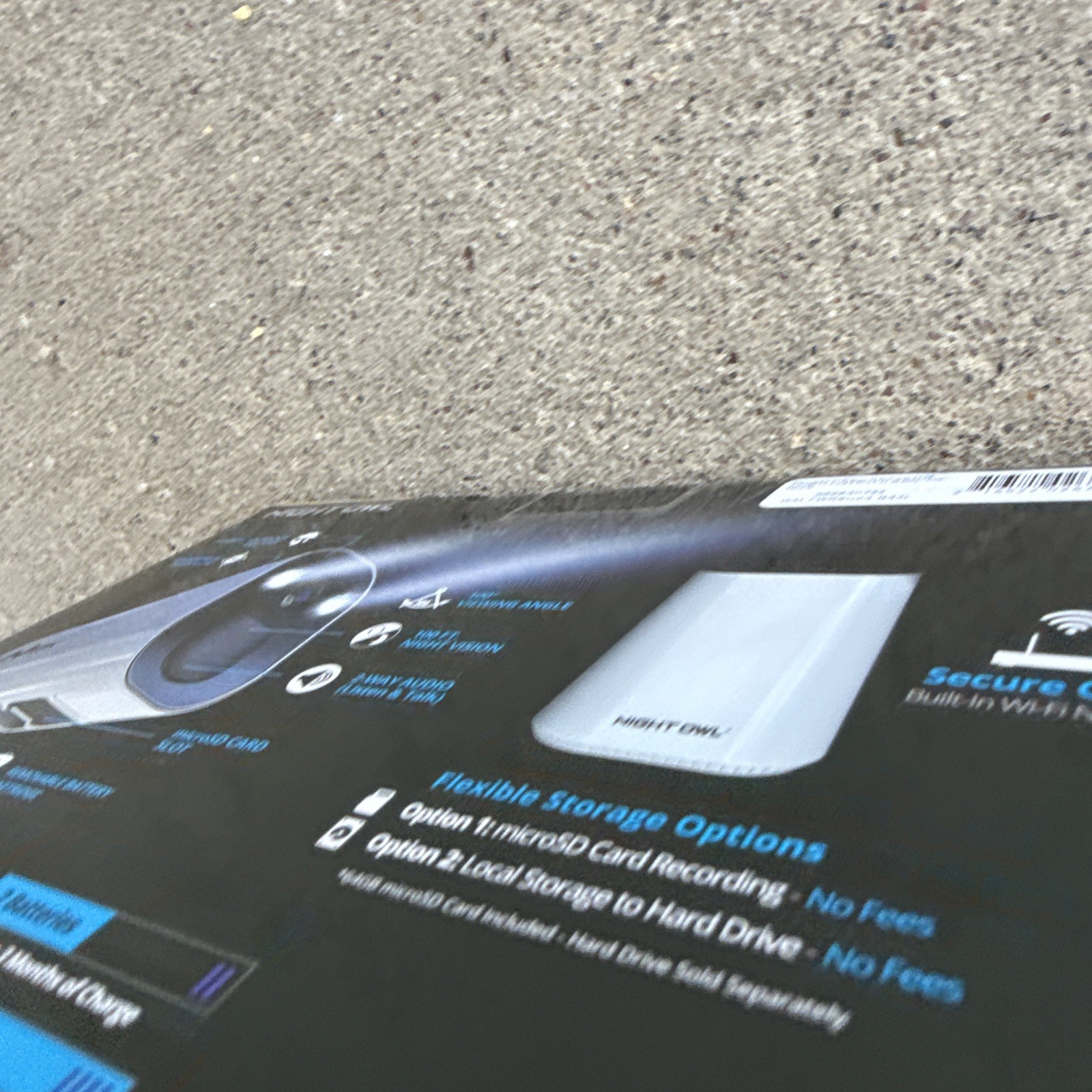 Night Owl 2K HD Battery Wi-Fi System Security Hub W/3 Cameras (WHT) Expandable