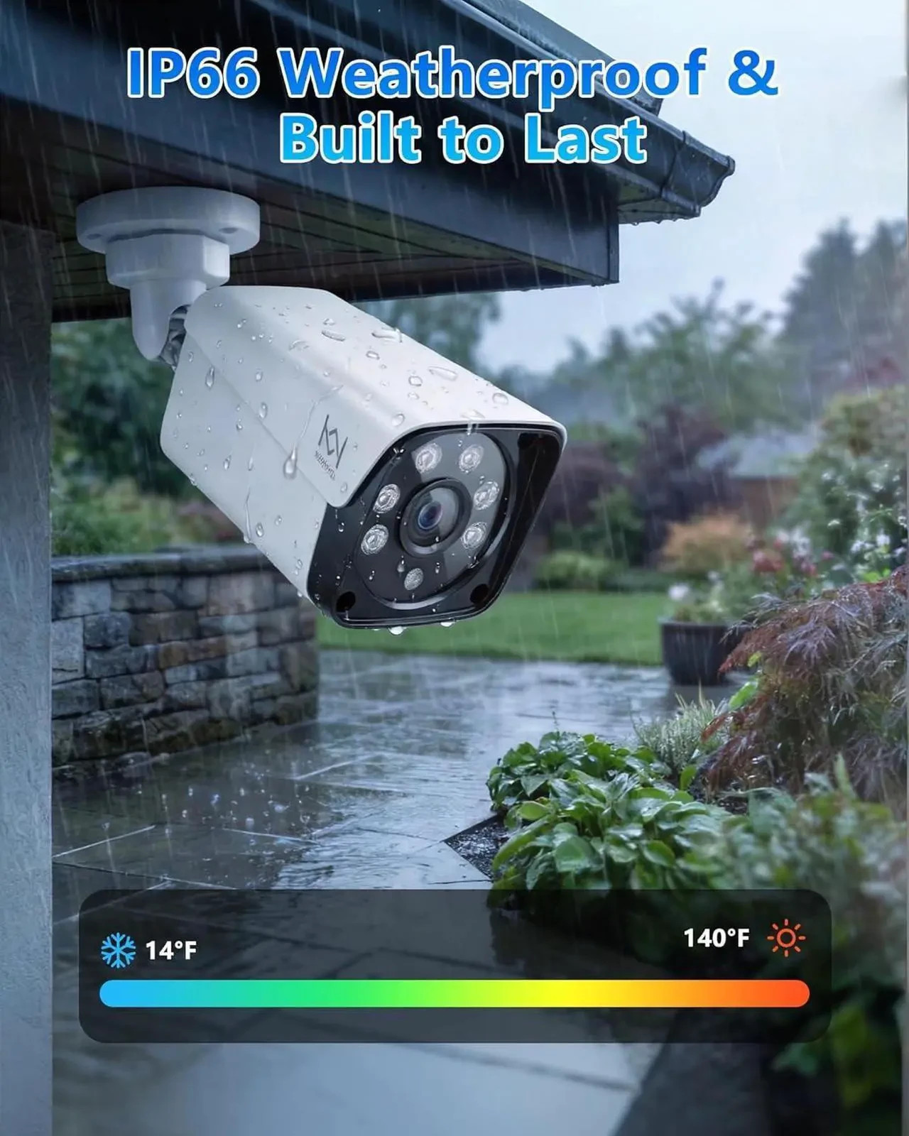 KEPEAK WIRED 8 Channel Security Camera System Indoor Outdoor 8 Cameras 1080P ™