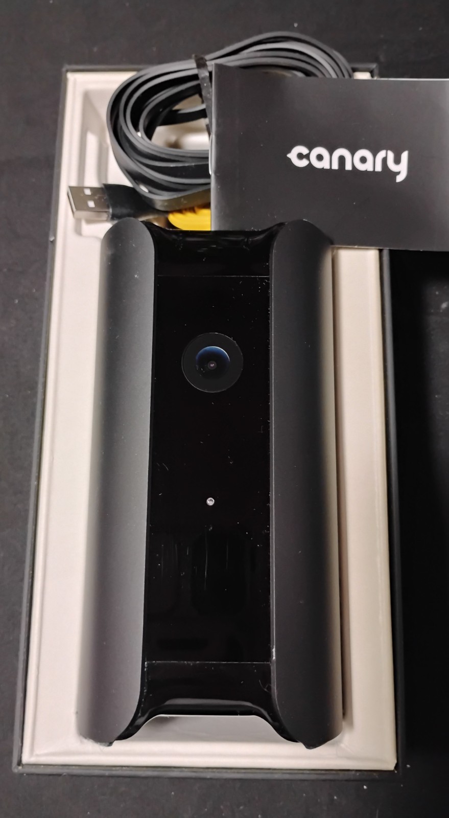 Canary All-in-One Home Security Device – Black