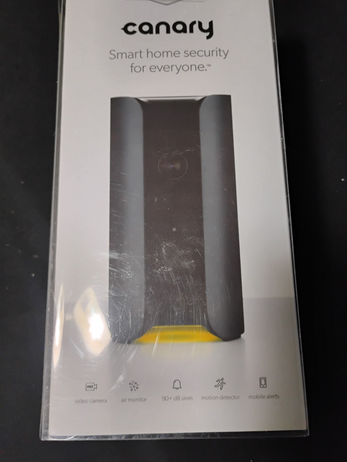 Canary All-in-One Home Security Device – Black