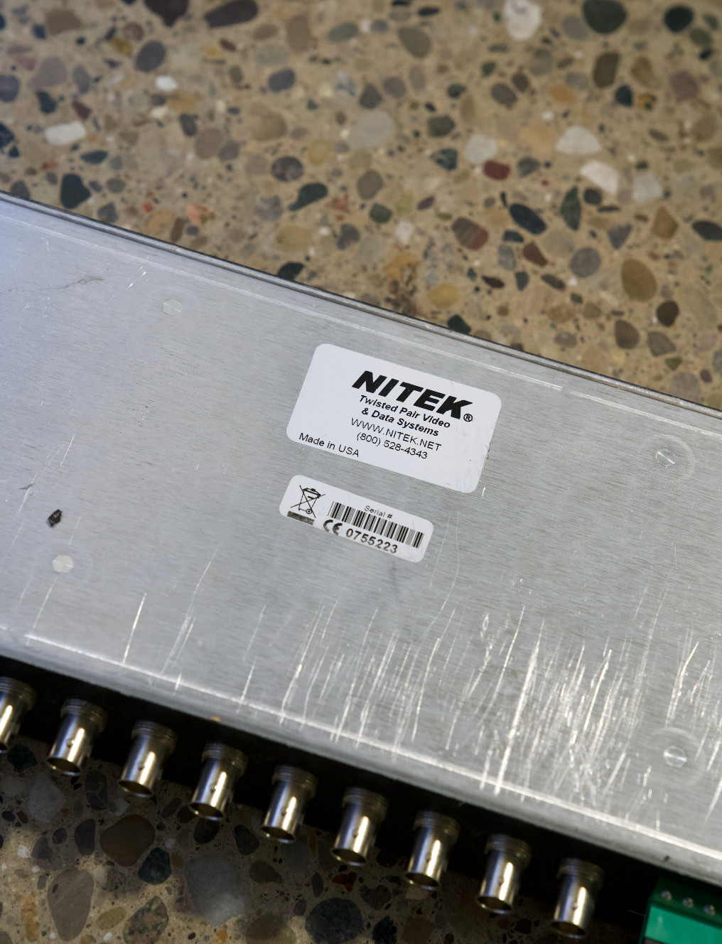 (3) Nitek Twisted Pair Video and Data Systems VH1639 UTP Video Hub
