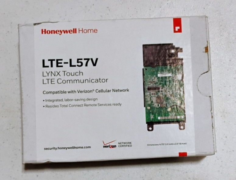 Honeywell LTE-L57V Verizon LTE Communicator Lynx Touch L5210 L7000 New in Box