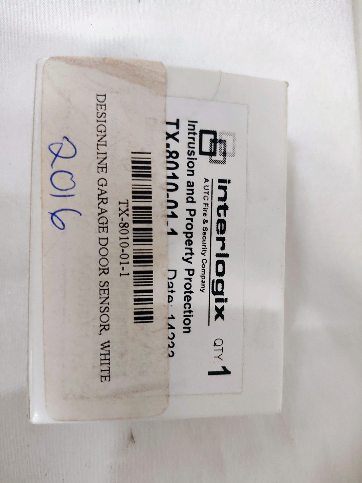 *LOT OF 2* GE INTERLOGIX DESIGNLINE TX-8010-01-1 GARAGE DOOR SENSOR-NEW