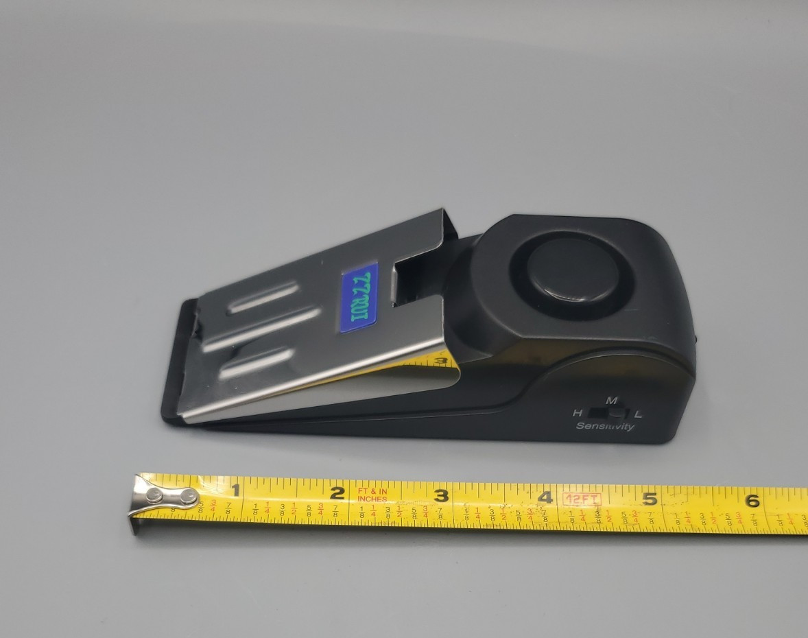Security Door stop alarm- Adjustable Height- Portable- Travel- Office _ Home Use