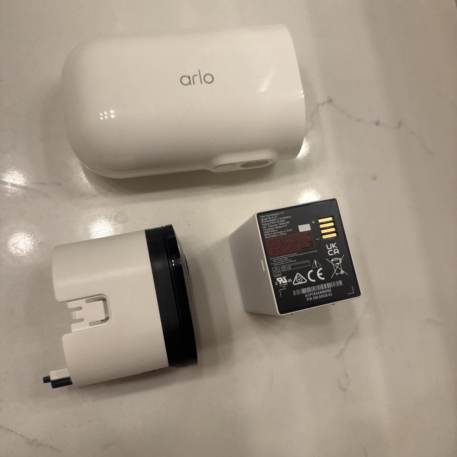 Arlo Pro 5S 2K Security Camera VMC4060P NO Mounting Plate (White)
