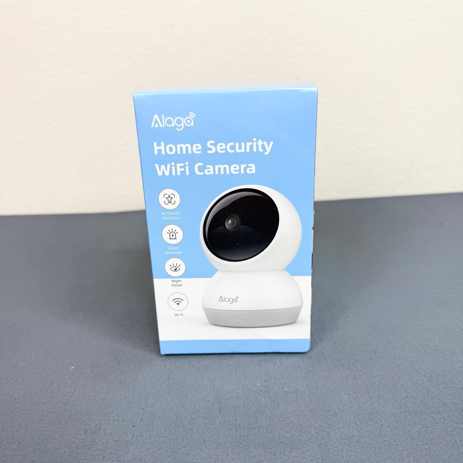 Alaga 2K Indoor Wi‑Fi IP Camera Pan‑Tilt Night Vision AI Tracking Two‑Way Audio