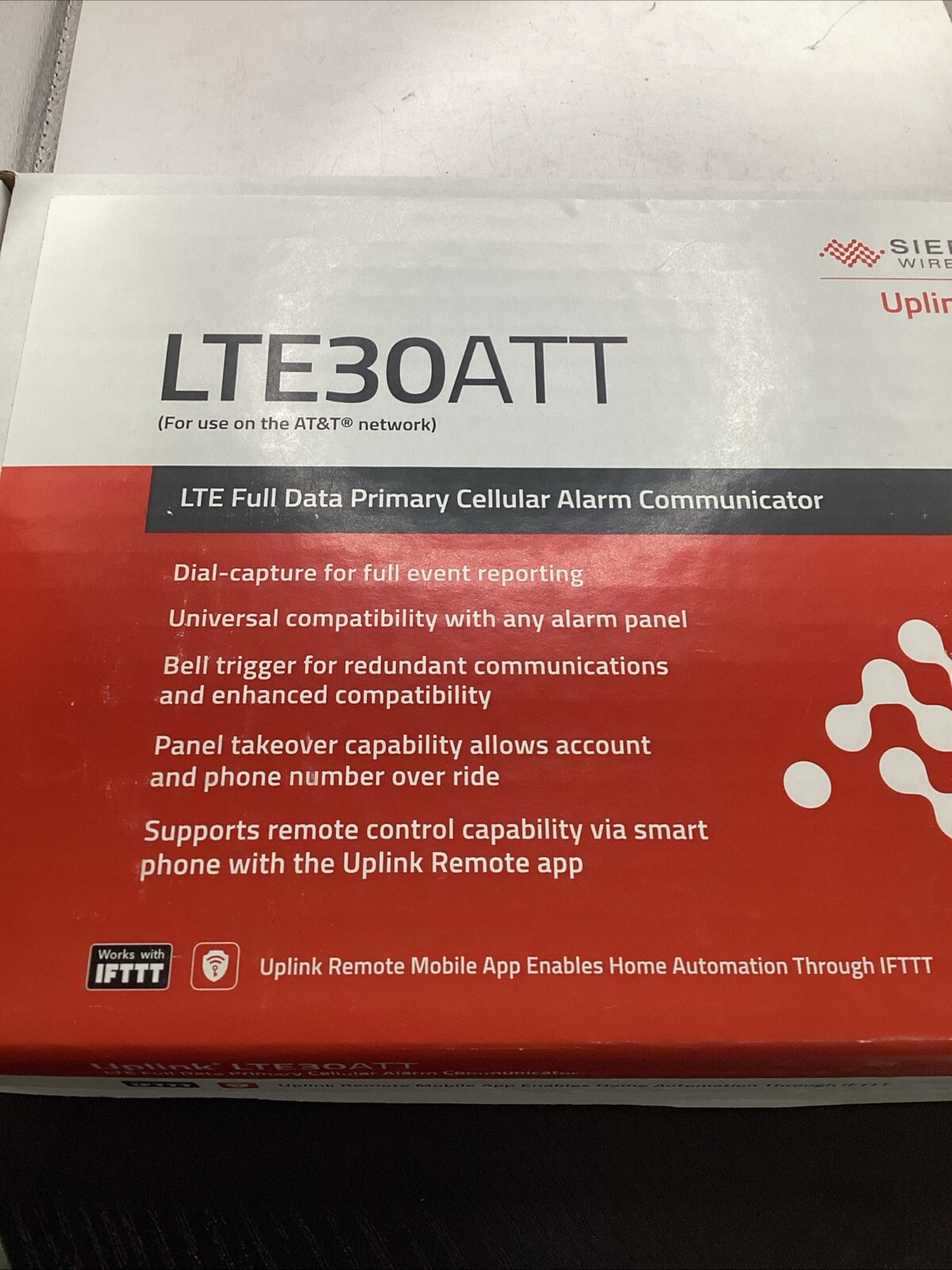 Sierra Wireless Uplink LTE30ATT Cellular Alarm Communicator ? NEW