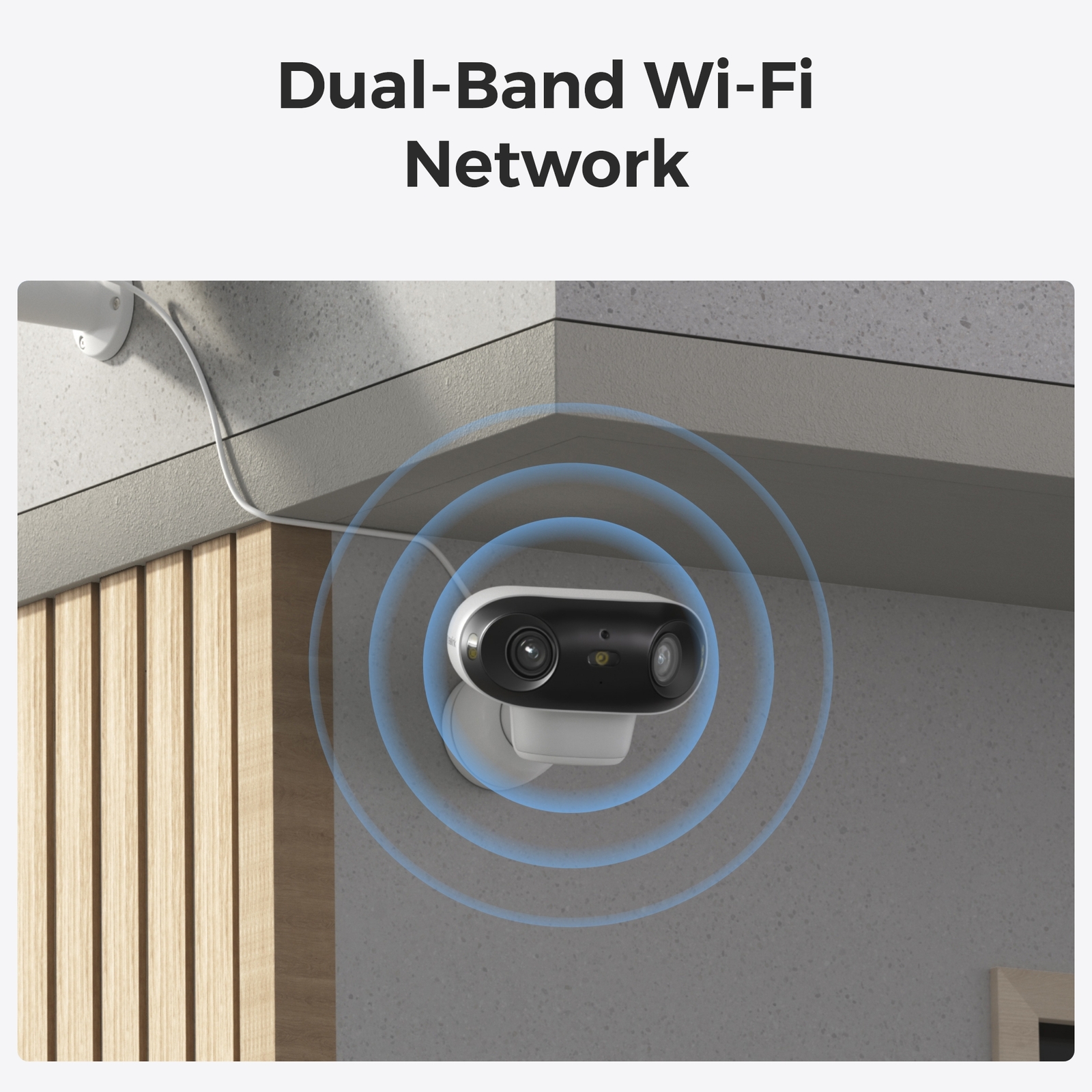Reolink 4K Battery Security Camera Wi-Fi Smart Detection Argus 4 Pro with Solar
