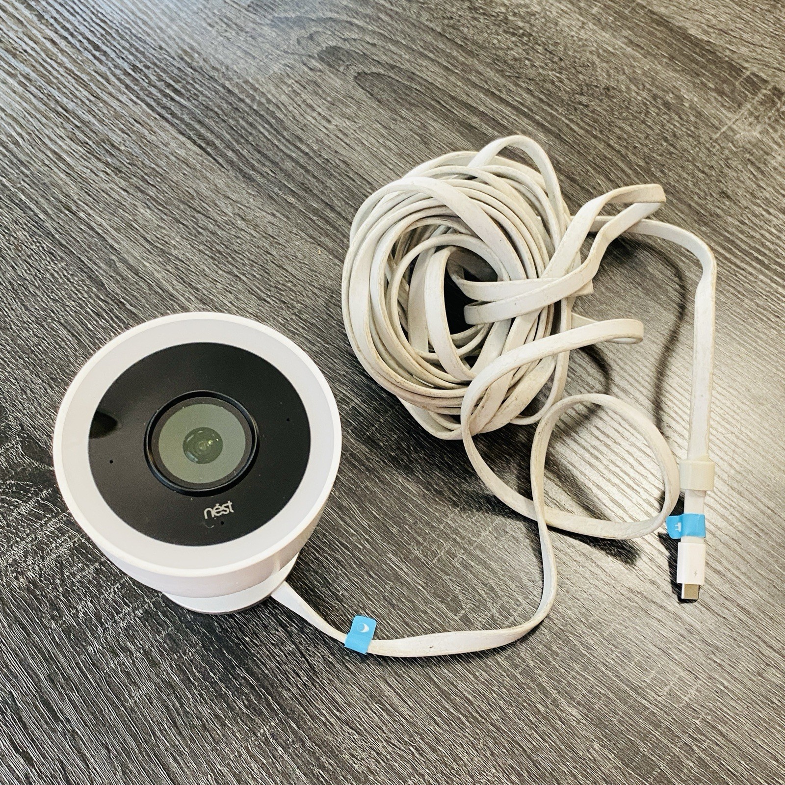 Google Nest Cam Outdoor White Classic Smart HD Security Camera With Cable