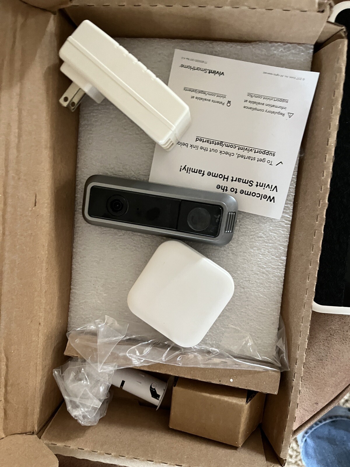 Vivint Control Panel Perfect Screen Door Bell Camera, Outdoor Camera, Water Sens
