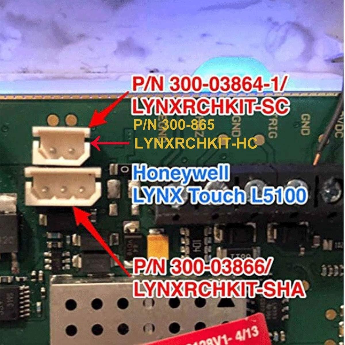 7.2V 1100mAh Rechargeable Battery for Lynx Alarm Panels