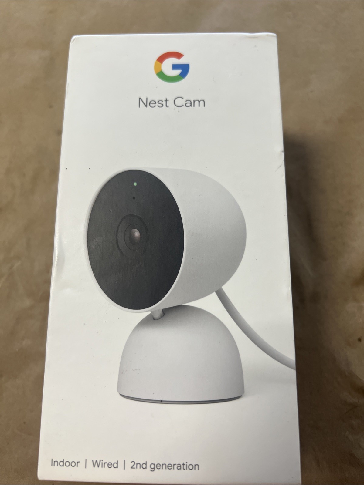Google Nest Cam Fog Indoor Security Camera – 2nd generation (GJQ9T) NEW SEALED