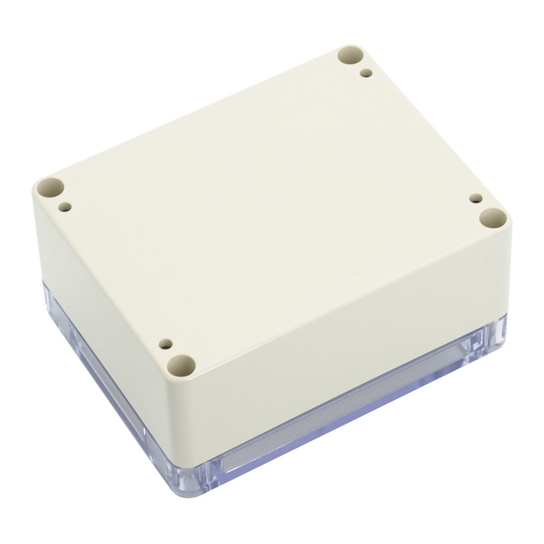 LeMotech ABS Plastic Junction Box, Dustproof 4.53″ x 3.54″ x 2.16″, Clear