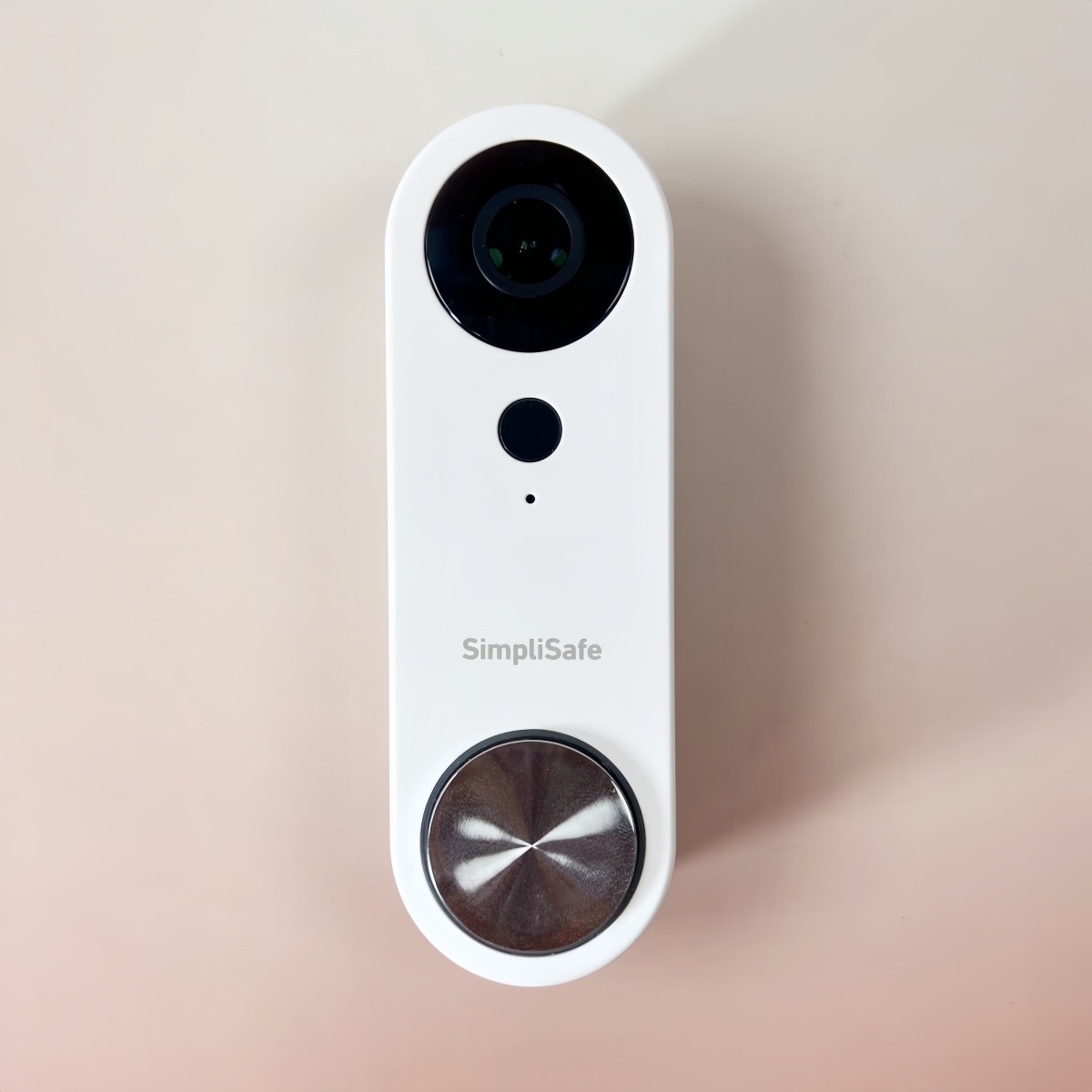 SimpliSafe Pro Smart Doorbell Home Security Wi-Fi Wired Video 1080p SSDB3 White