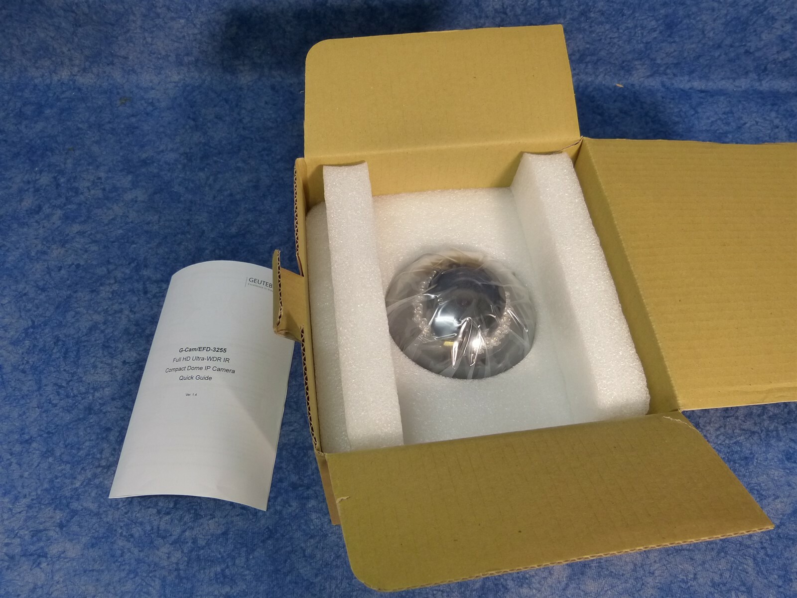 Geutebruck IR IP Fixed Dome Camera Part# 5.04704 Full HD Ultra Wide POE (K18)