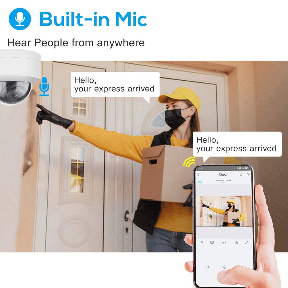 Vikylin 8CH 8POE NVR Kit Security Camera System 4K 8MP IR IP Camera with MIC Lot