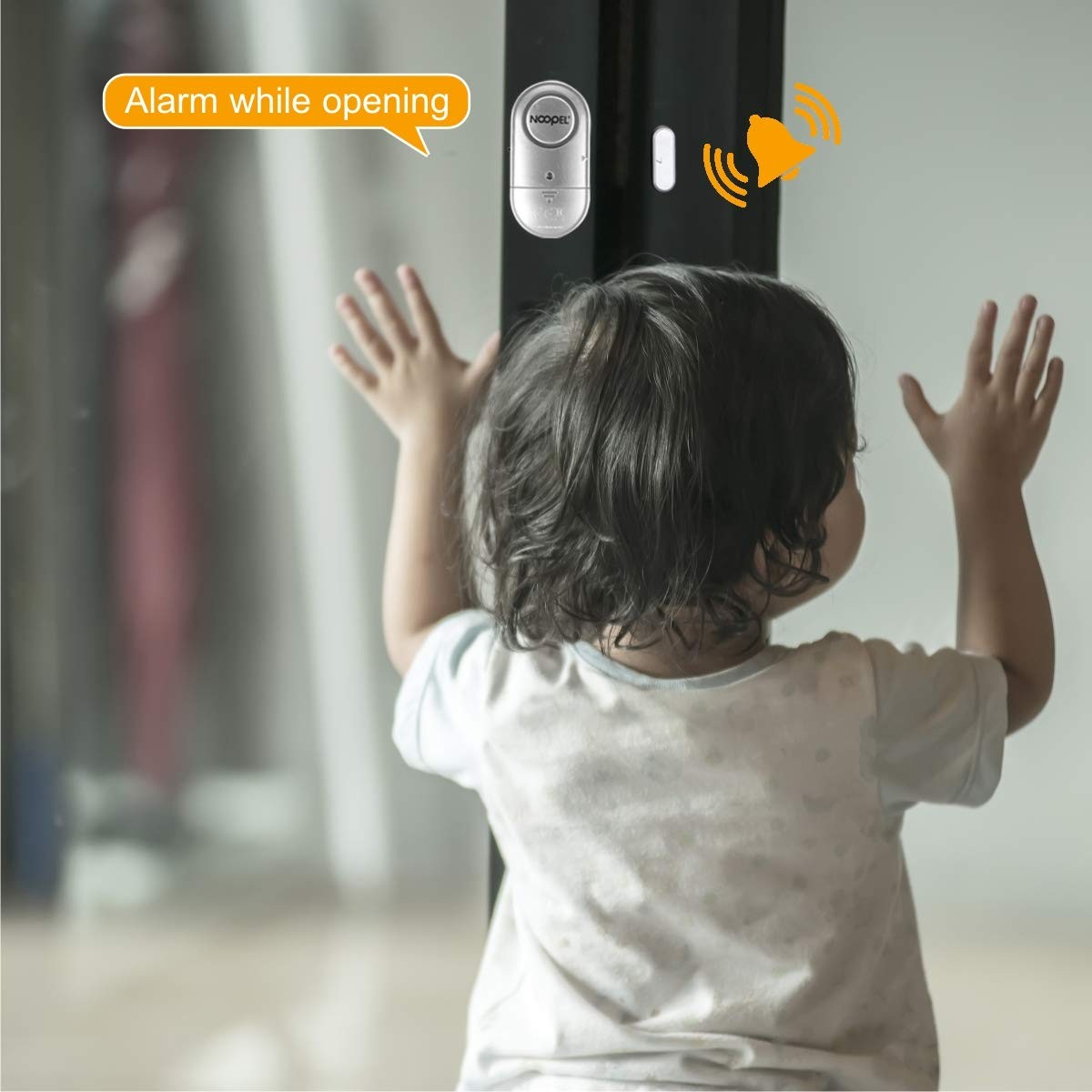 Door Alarms When Opened 4 Pack, New Version with Two Volume Levels, Window Al…