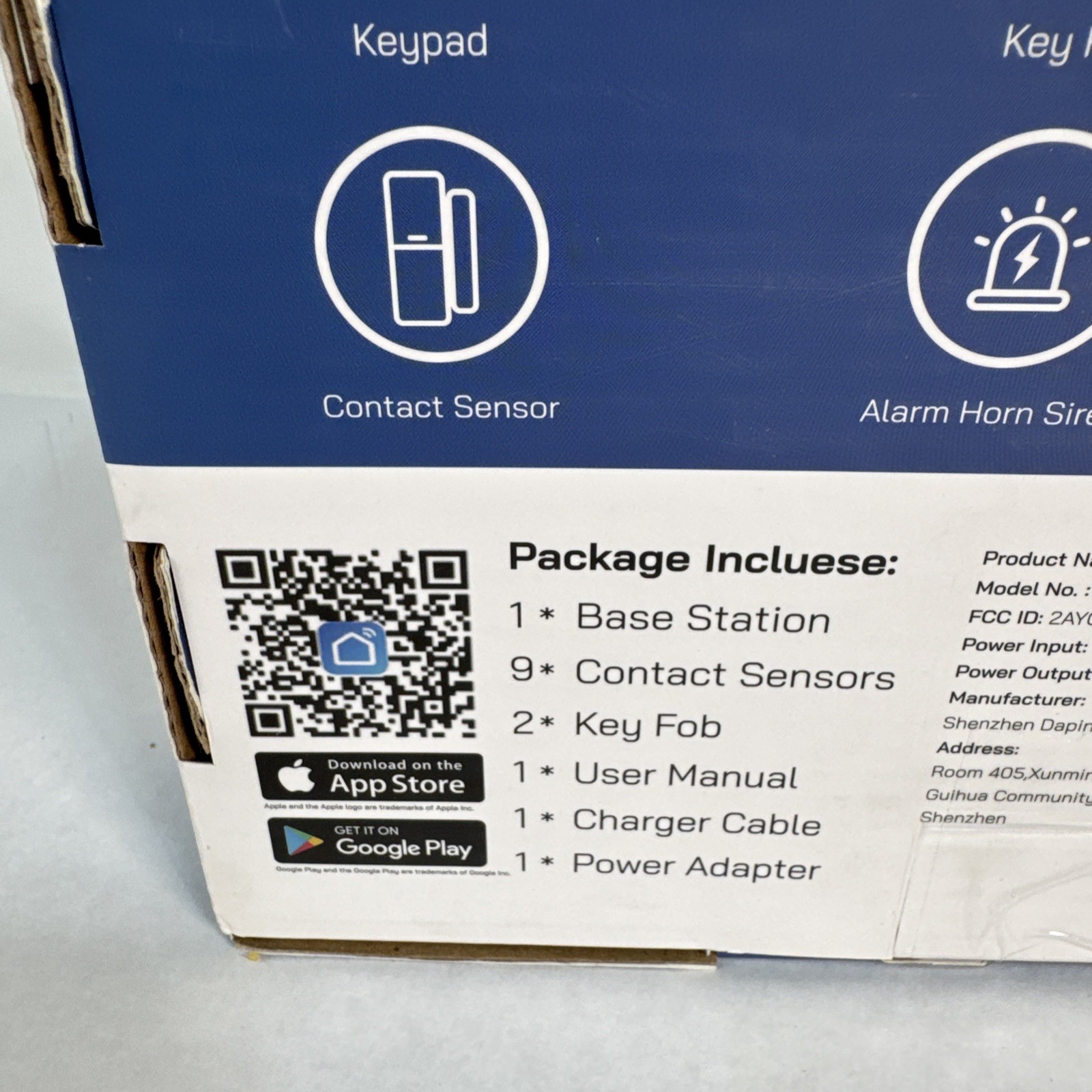 Tolviviov 12 Piece WiFi Home Security Alarm System w/ App Alerts, No Monthly Fee
