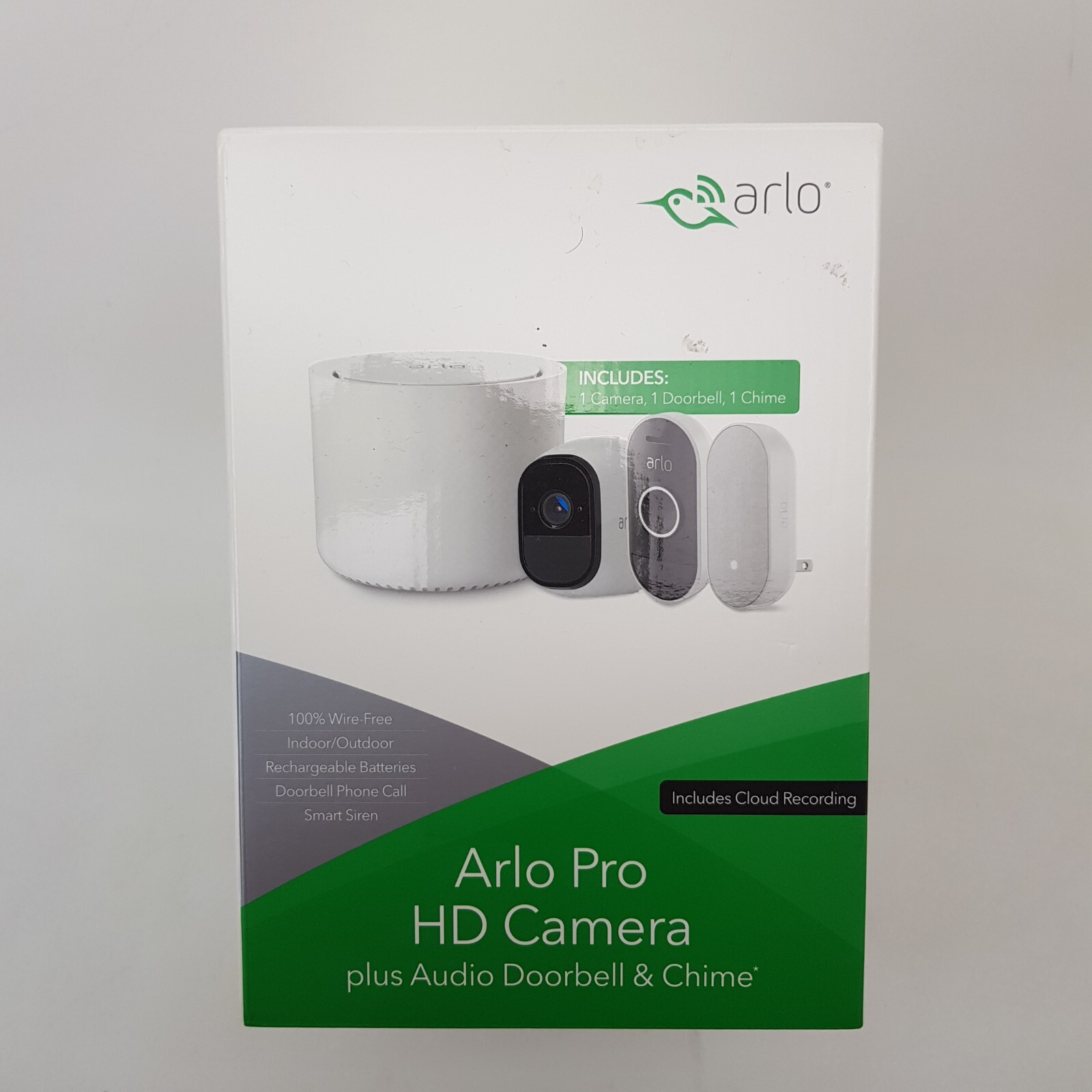 Arlo Smart Home Pro HD Camera Plus Audio Doorbell and Chime System