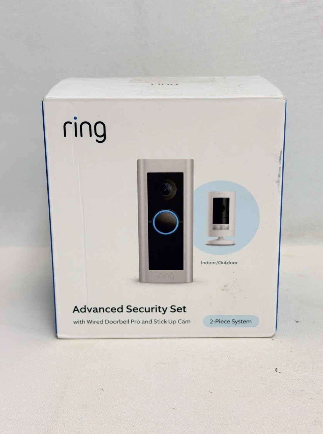 Ring Doorbell Pro w/ Stick Up Cam Night Vision and 2 Way Audio
