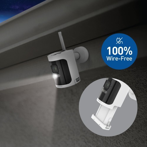2K wifi Wireless Security camera system with 4pcs 2K Wire-Free Cameras+1TB HDD