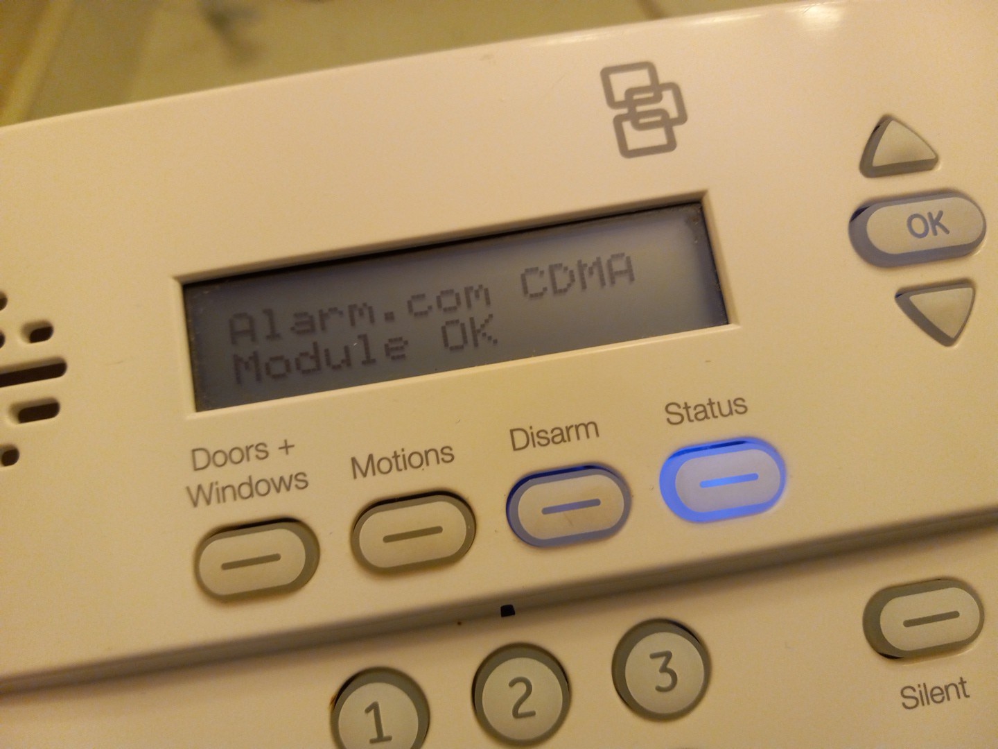 Frontpoint Security System Unit Powers On Nicely – Works – Disarmed