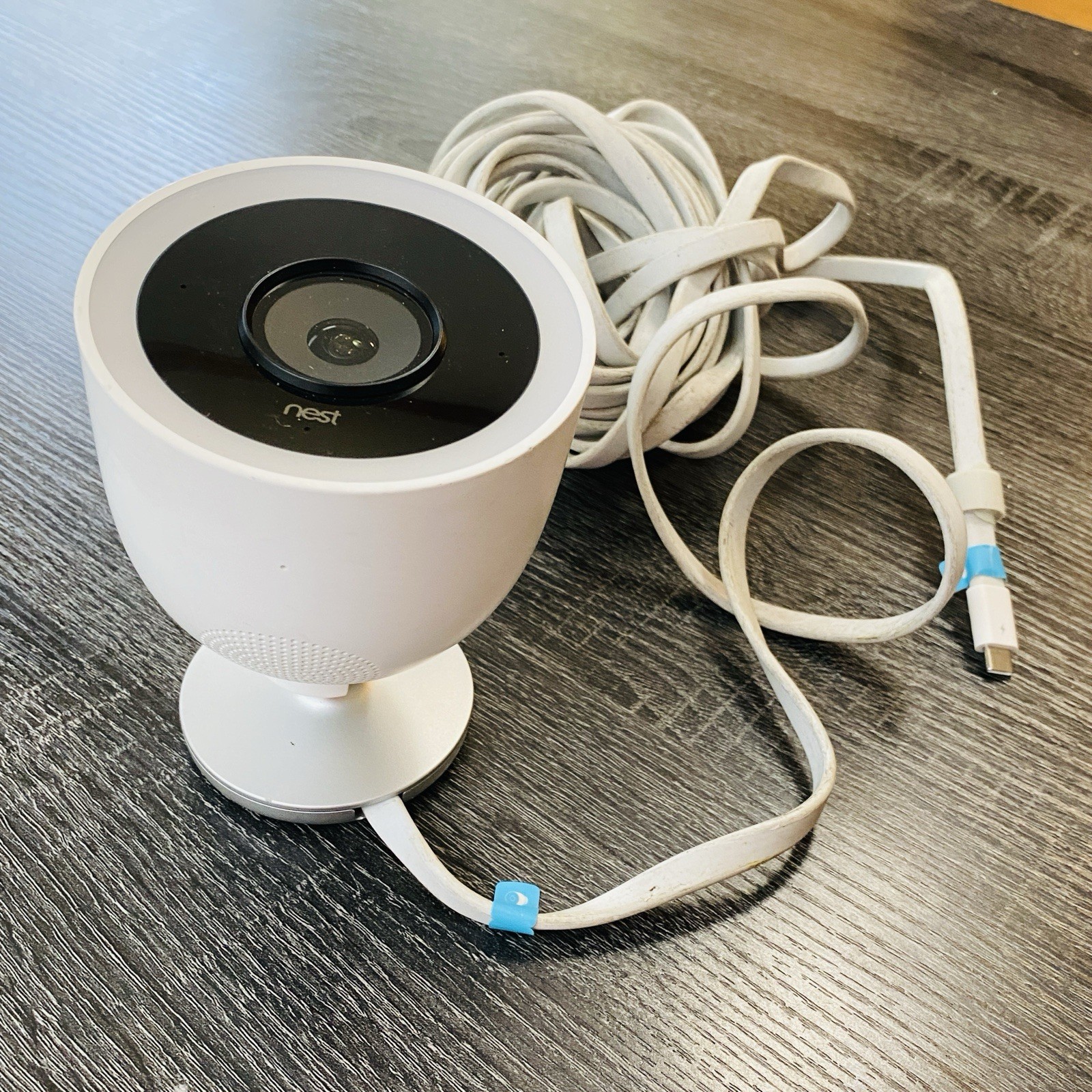 Google Nest Cam Outdoor White Classic Smart HD Security Camera With Cable