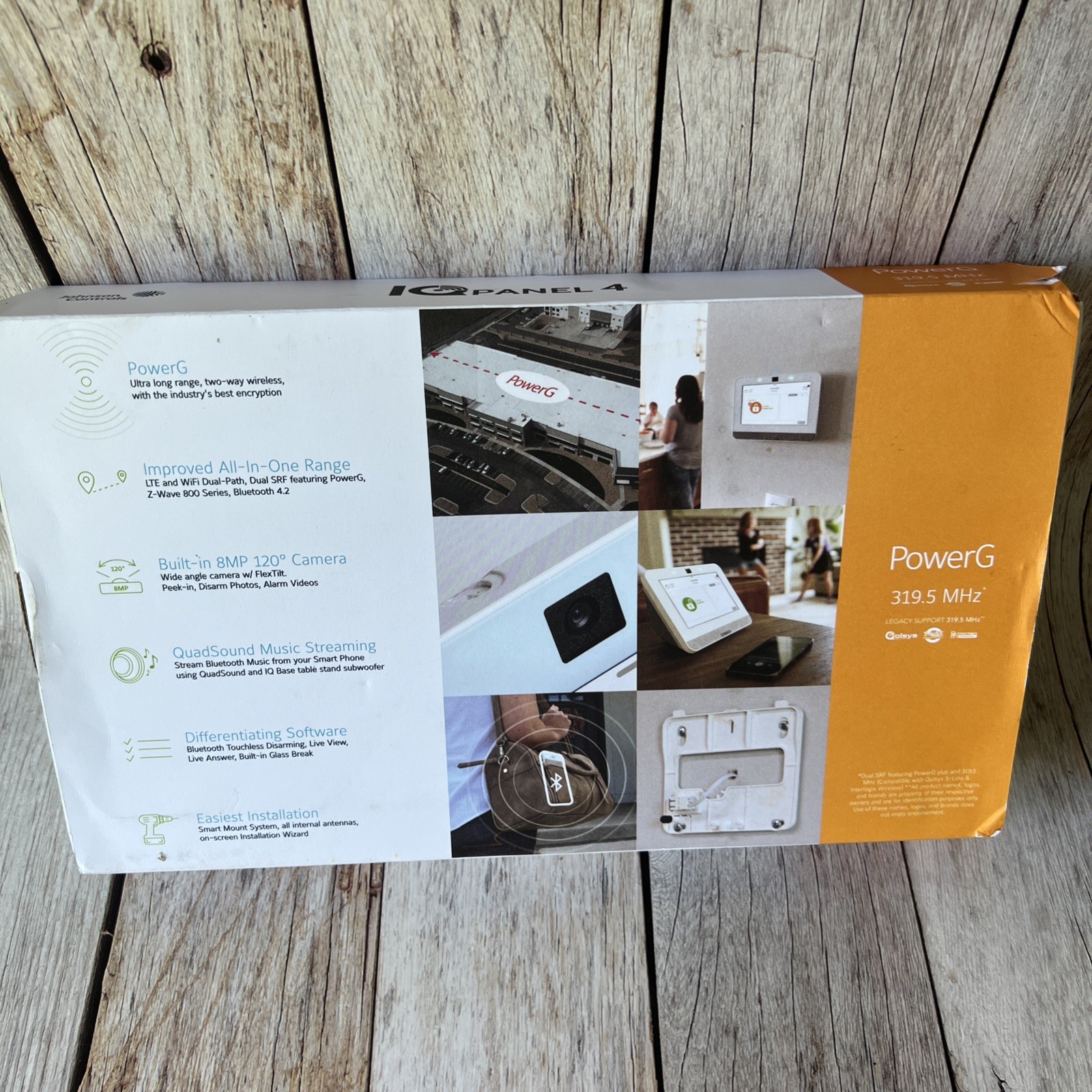 Qolsys IQ Panel 4 Touchscreen Smart Home Hub IQP4001 Locked