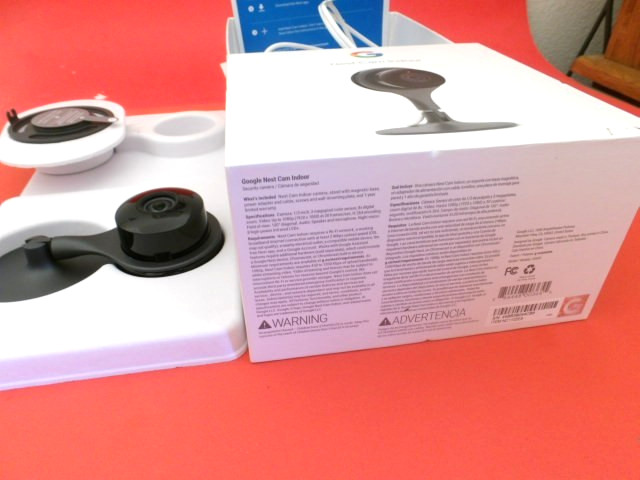 Google Nest Cam Indoor Security Plug-in Wi-Fi Camera NC1102ES 1080HD Boxed LN