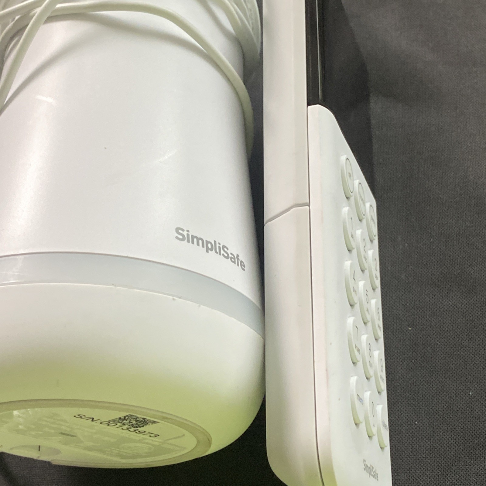 SimpliSafe SSBS3 WiFi Base Station & Wireless Keypad Home Security SSKP3 PinLok
