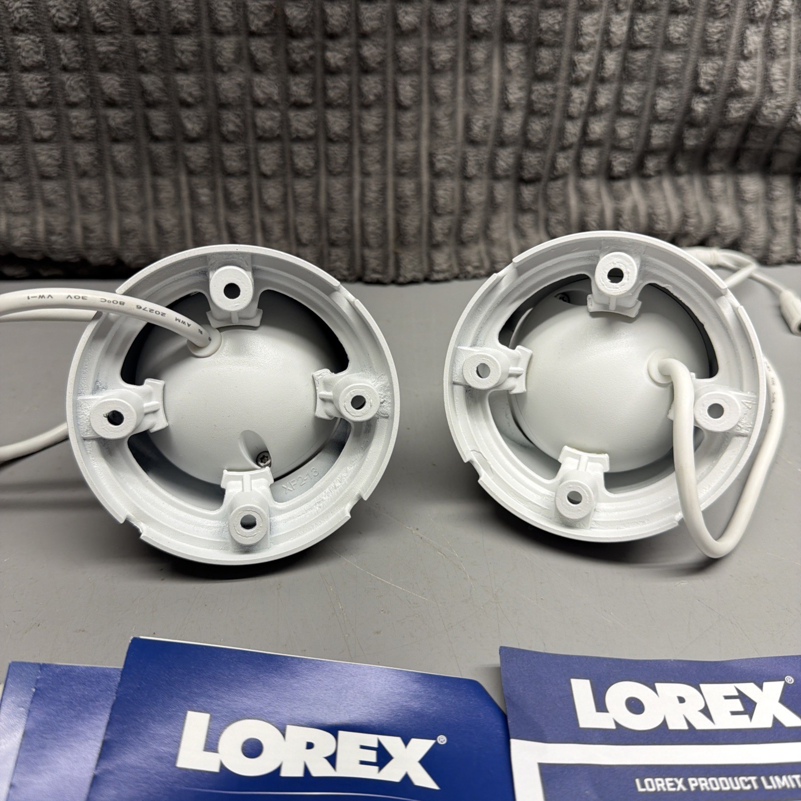 Lorex LNE4172S-C 4MP HD IP IR Eyeball Dome Camera White Lot Of 2 New Open Box