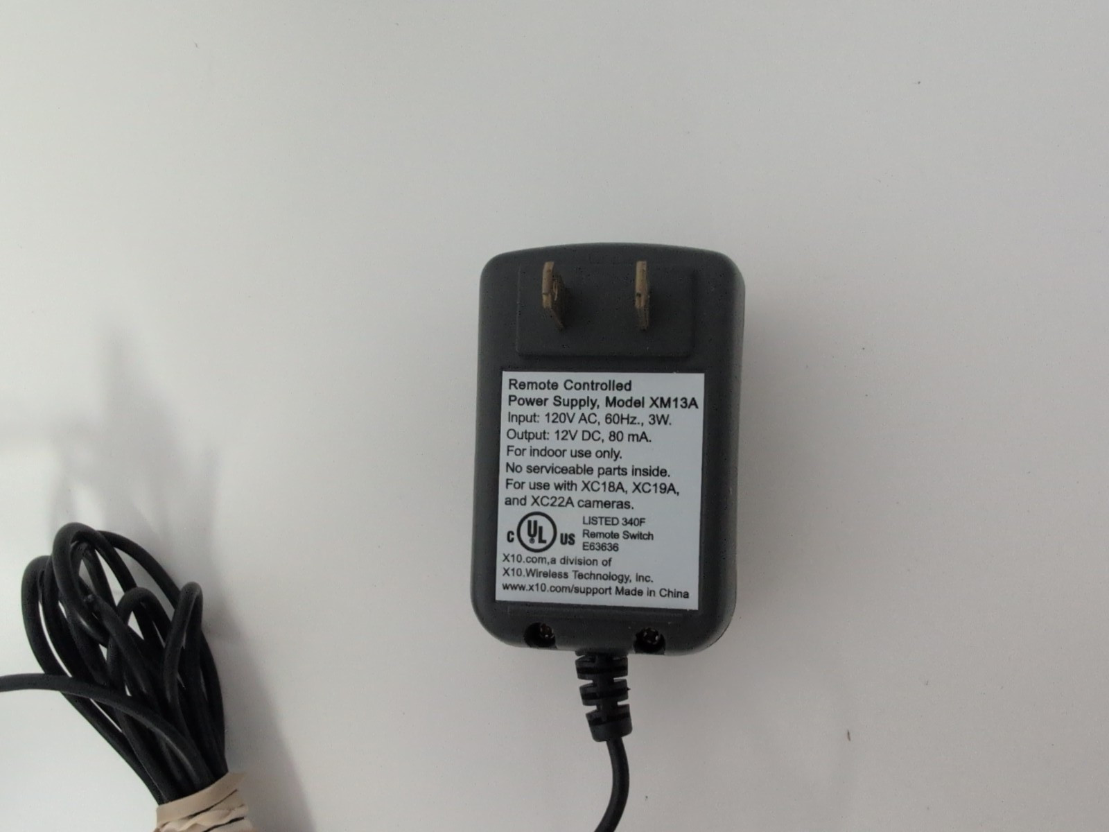 XCam2 Wireless Color Camera MODEL XX16A