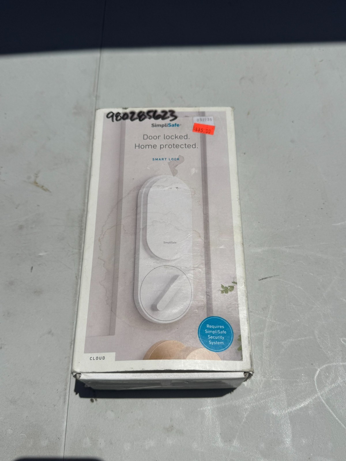 SimpliSafe system with base station, keypad, entry, motion sensors, panic button