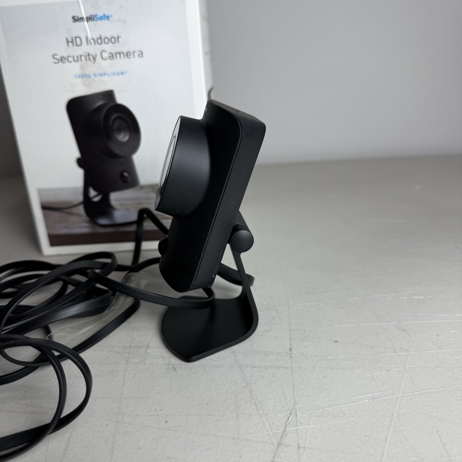 SimpliSafe Simplicam Security HD Camera SSCM1 Black | Open Box