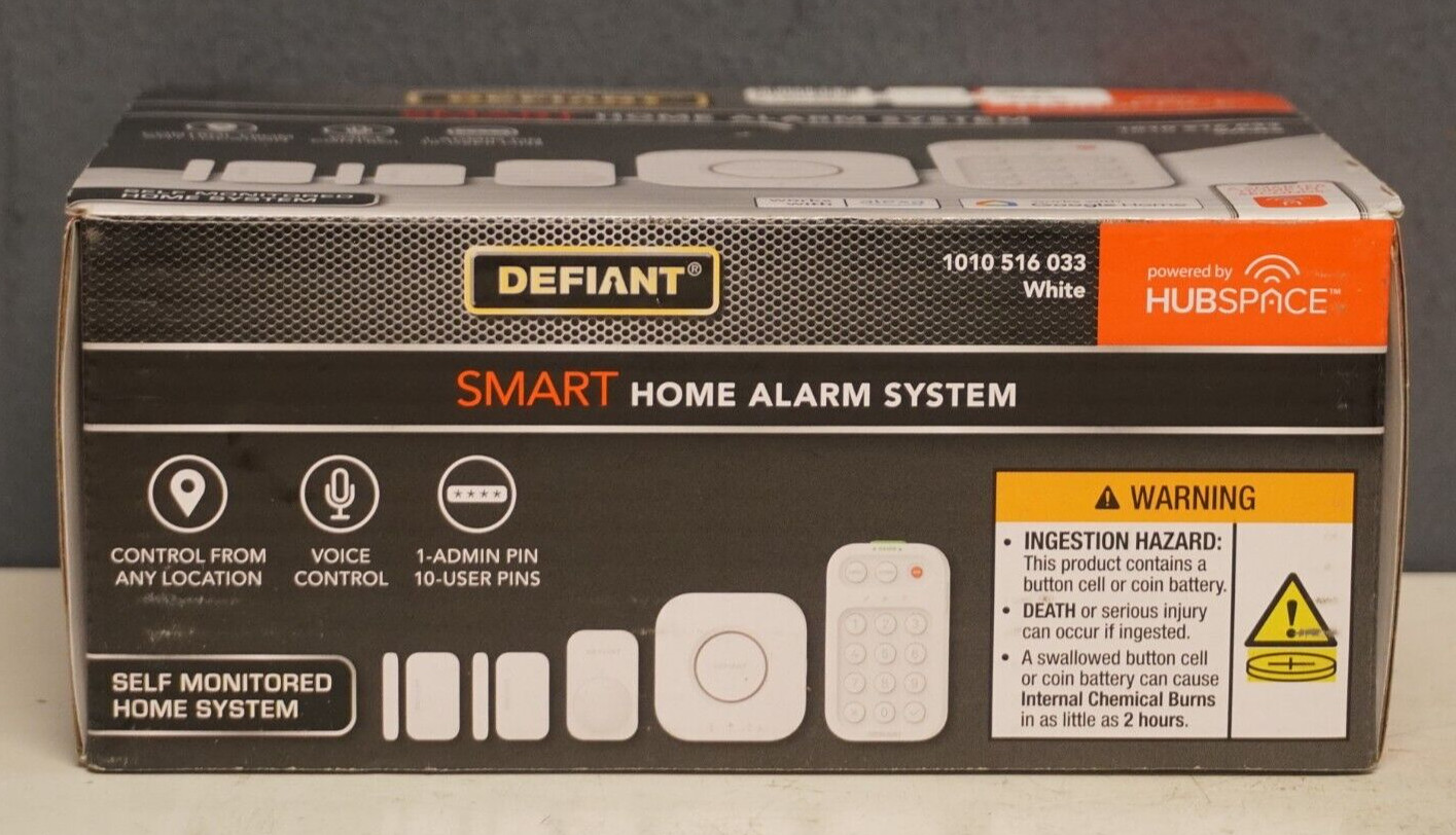 Defiant Smart Home Alarm System with WiFi and Bluetooth Powered by Hubspace
